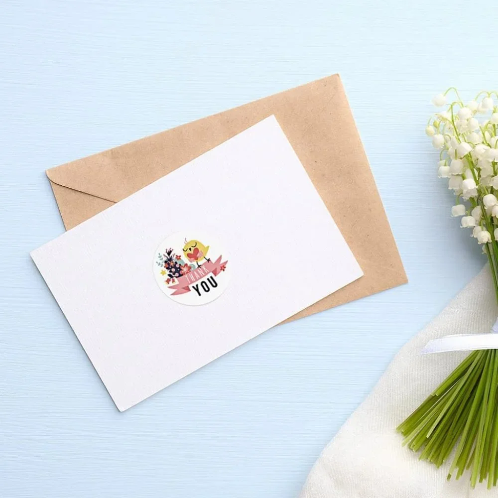 3/$15 - NEW! 50 Count THANK YOU Stickers - 1